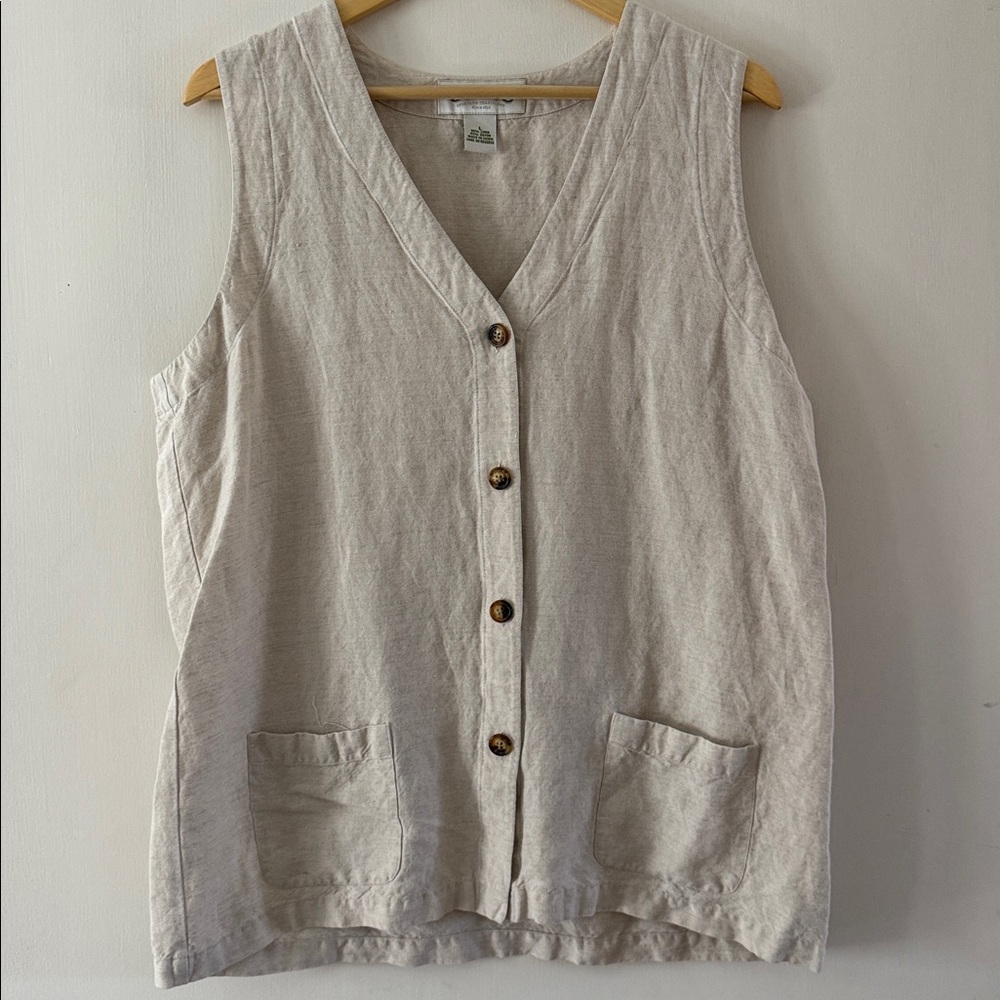 ORVIS Linen Blend Vest